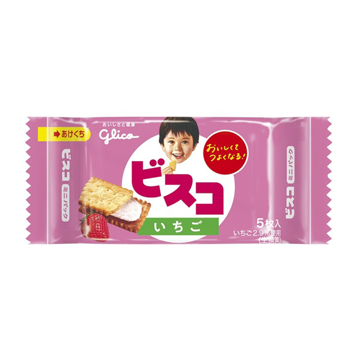 ビスコ　ミニパック　いちご