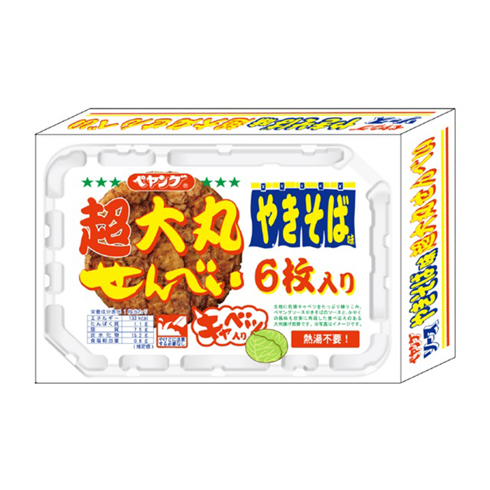 ペヤング超大丸　箱入り6枚　