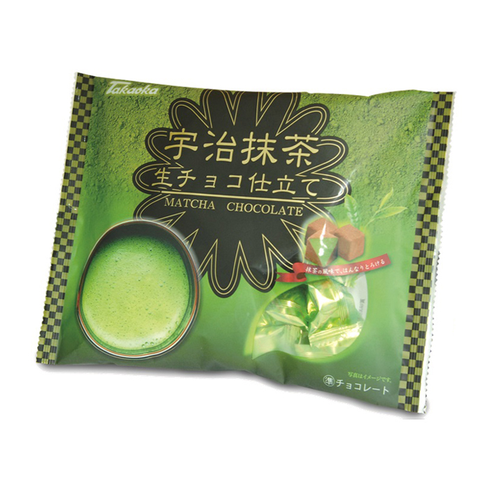宇治抹茶生チョコ仕立て