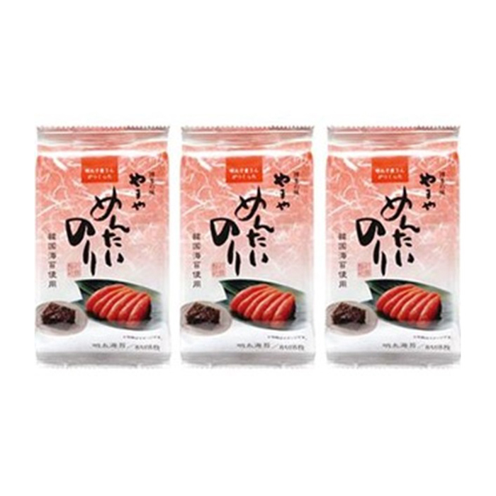 やまやの韓国明太海苔８枚８切×３Ｐ新