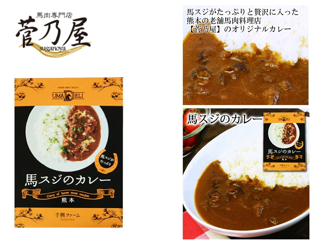 210ｇUMADELI 馬スジカレー