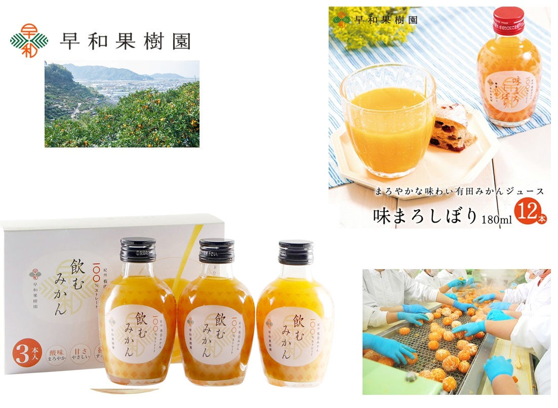180ml×3本　飲むみかん3本パック