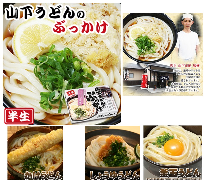 ２人前 山下うどん 箱入　
