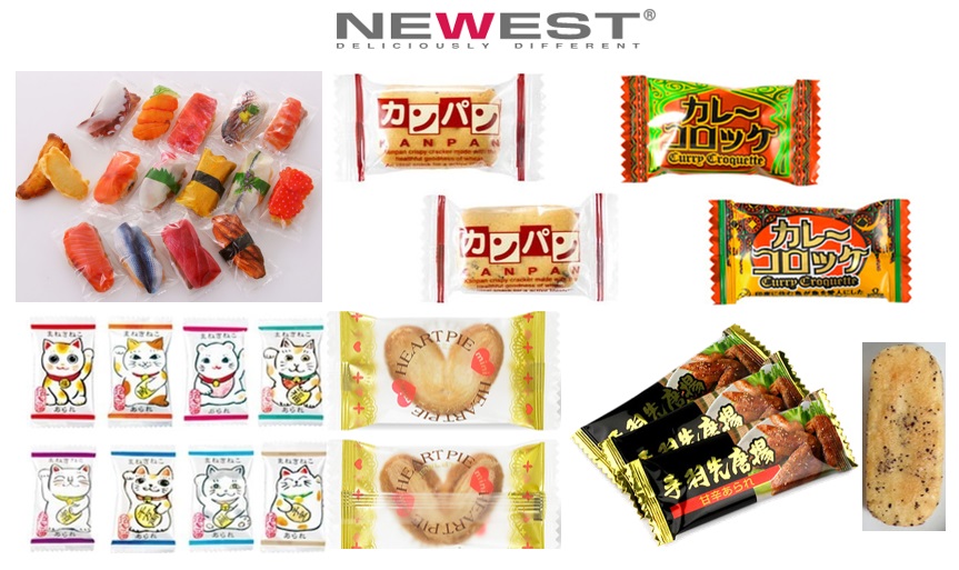 アイデアあられ6種セット (寿司･招き猫･カンパン･カレーコロッケ･ハートパイ・手羽先唐揚げ)