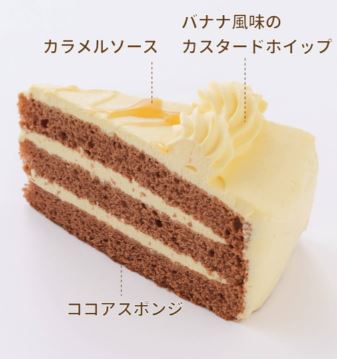 1,640円税込 (12個セットで発送）バナナケーキ