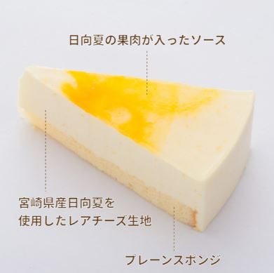 1,600円税込 (6個セットで発送）日向夏のレアチーズケーキ
