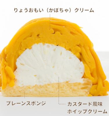 1,240円税込 (4個セットで発送）りょうおもいモンブラン