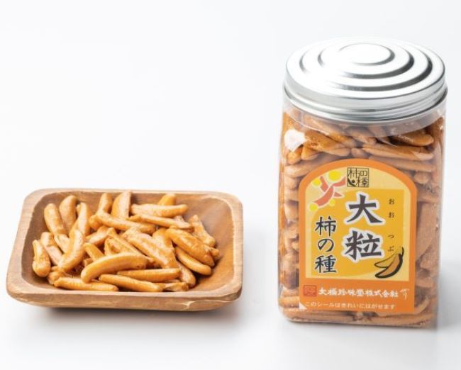 3,840円税込 (6個セットで発送）大橋珍味堂ポット柿の種  大粒