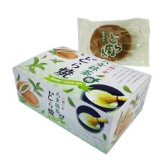 17,520円税込 (8個入り×48箱 発送）八女抹茶餡どら焼　