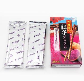 【沖縄限定】(120箱で発送）沖縄限定紅芋プレッツェル