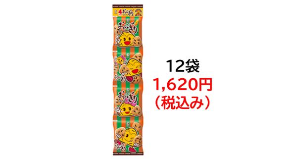 1,620円税込 (12袋セットで発送）４連おにぎりせんべい